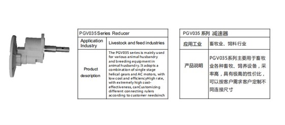 艾思捷定制款PGV035系列減速機(jī)--應(yīng)用在畜牧業(yè)、飼料行業(yè).jpg