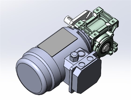 單面法蘭出軸蝸輪減速機 SJMRV040-50-D50方法蘭單向輸出軸.png