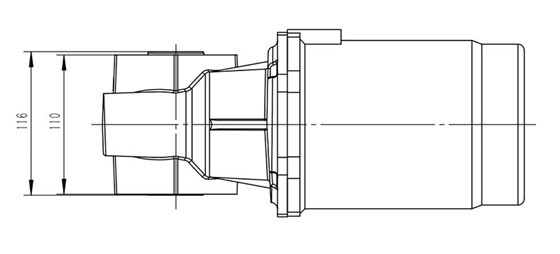 XRV050系列自動(dòng)洗車(chē)機(jī)減速機(jī)尺寸圖紙