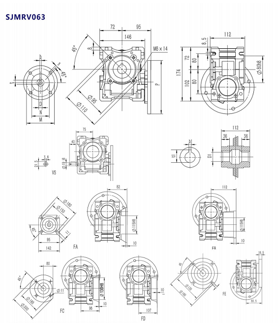 SJMRV063型號(hào)蝸輪蝸桿減速機(jī)尺寸圖紙.png